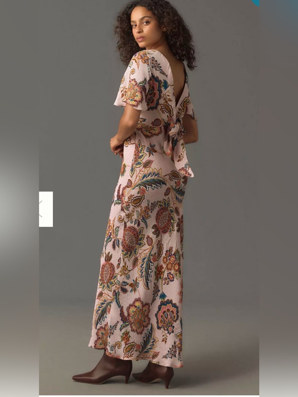 Kachel flutter sleeve slip dress by Anthropologie. Size 2